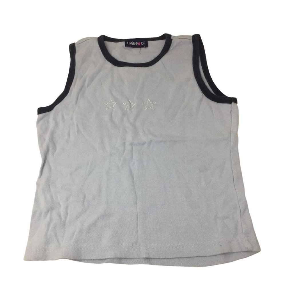 Girls Limited Too Blue Tank Top Shirt w/ Stars on it (No Size)